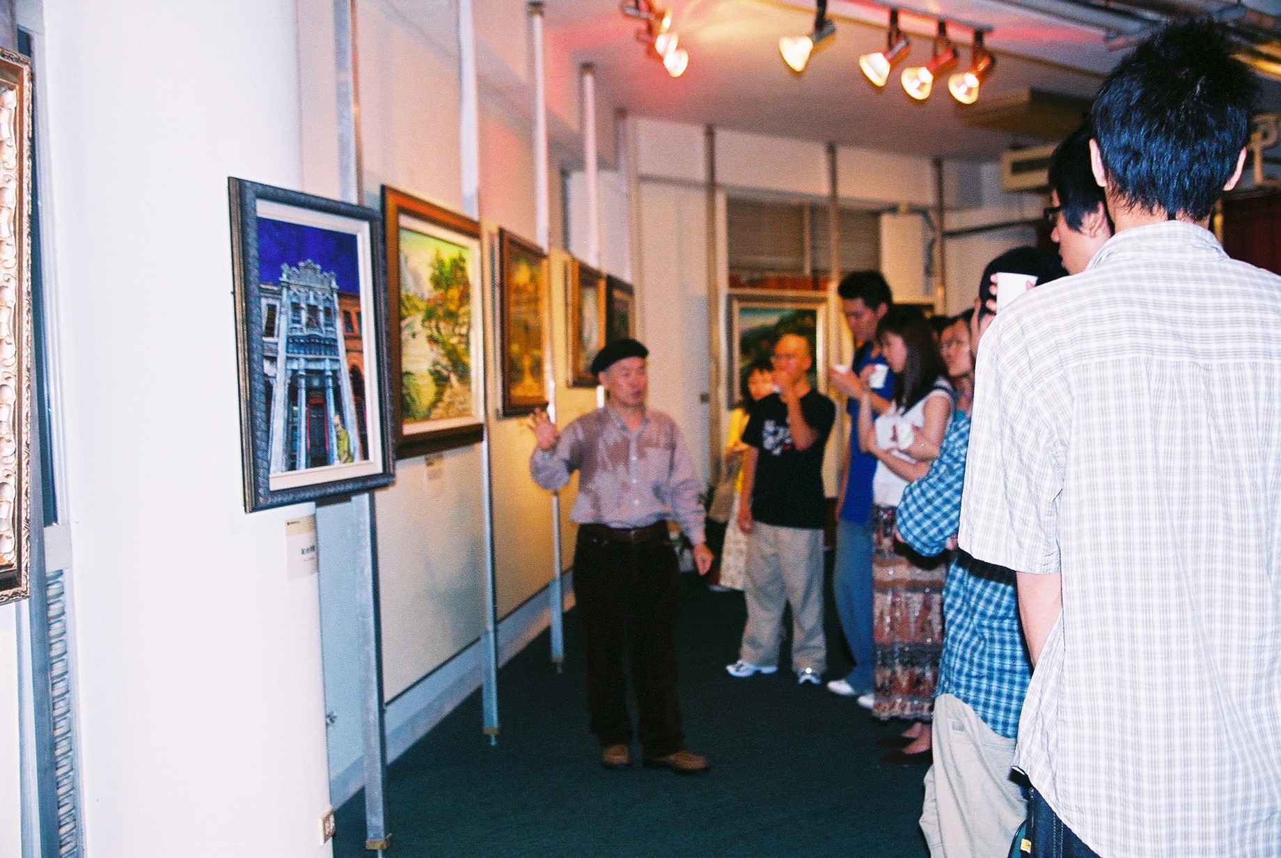 2004顏松濤「北台古蹟」文史油畫展